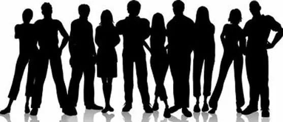 Team silhouettes